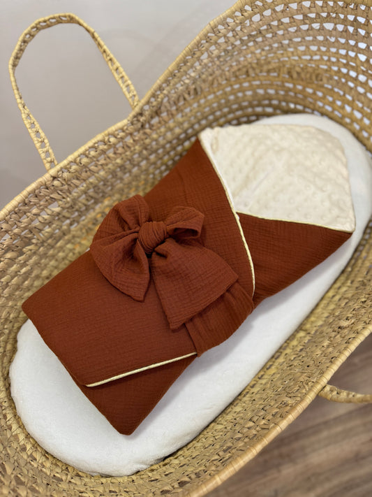 Nid d'ange Toffee - 1ere couverture de naissance personnalisable