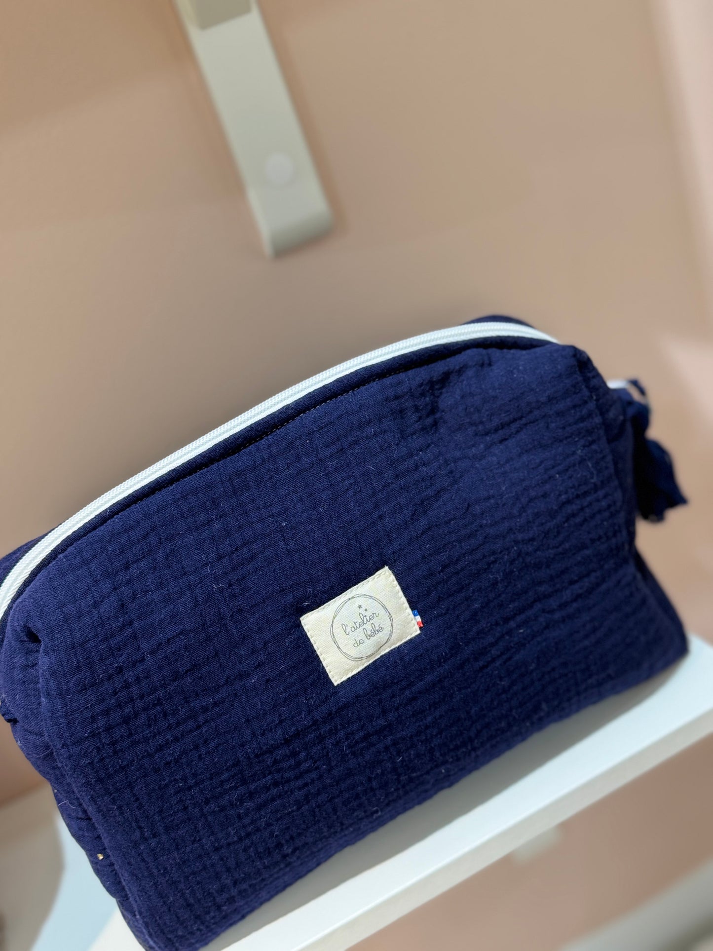 Trousse de toilette xl bleu nuit