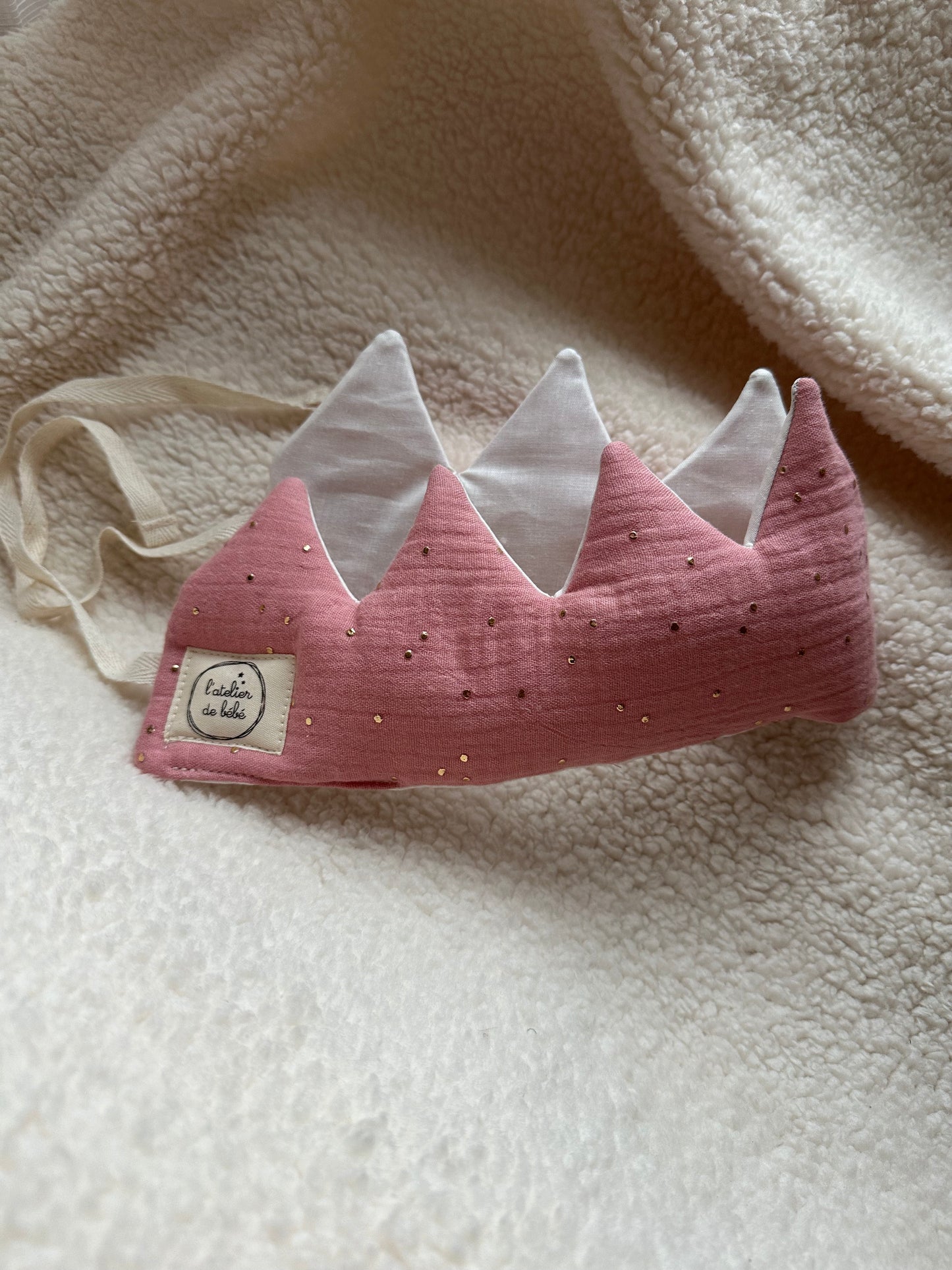 Couronne en tissu ajustable