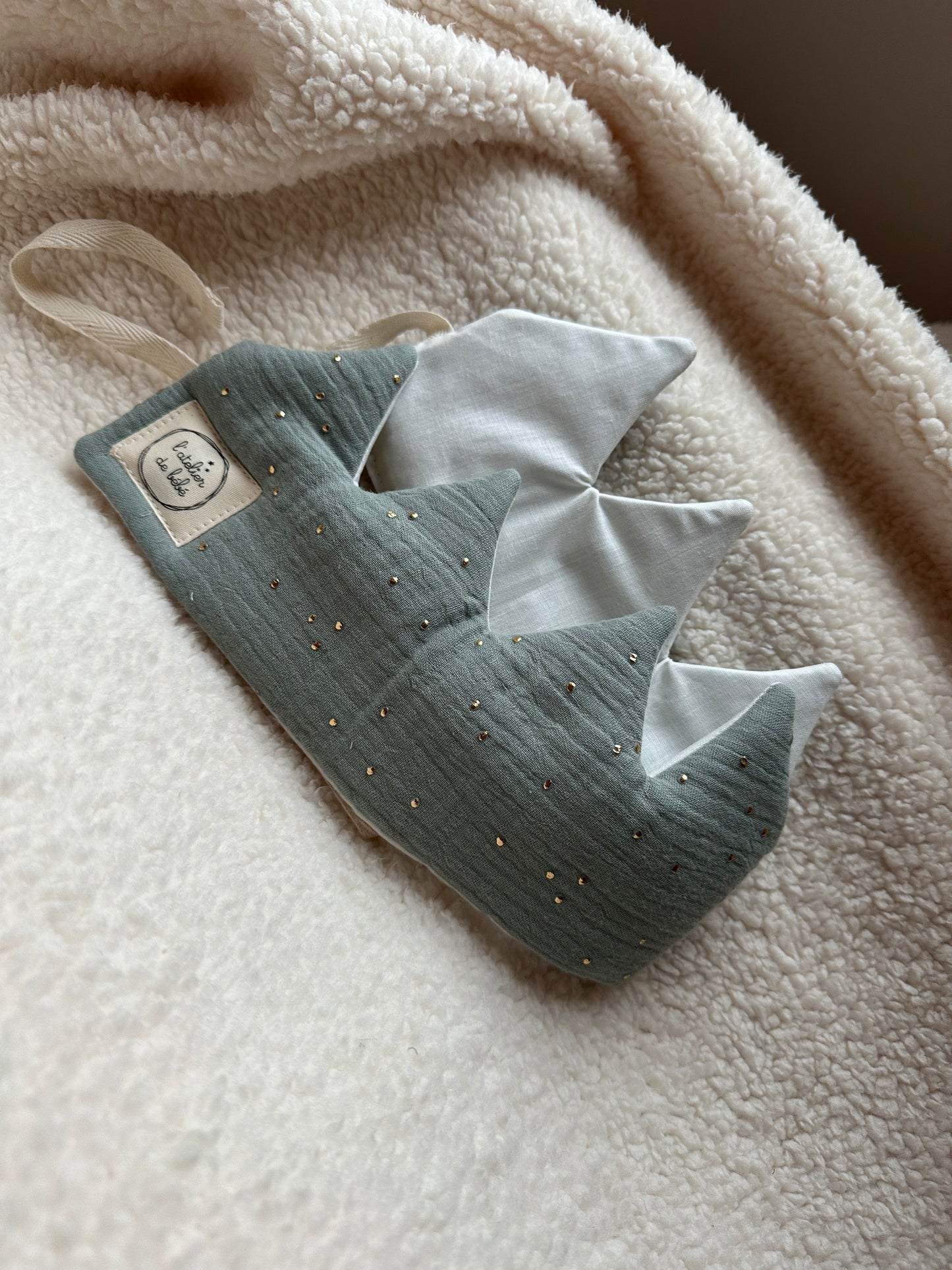 Couronne en tissu ajustable