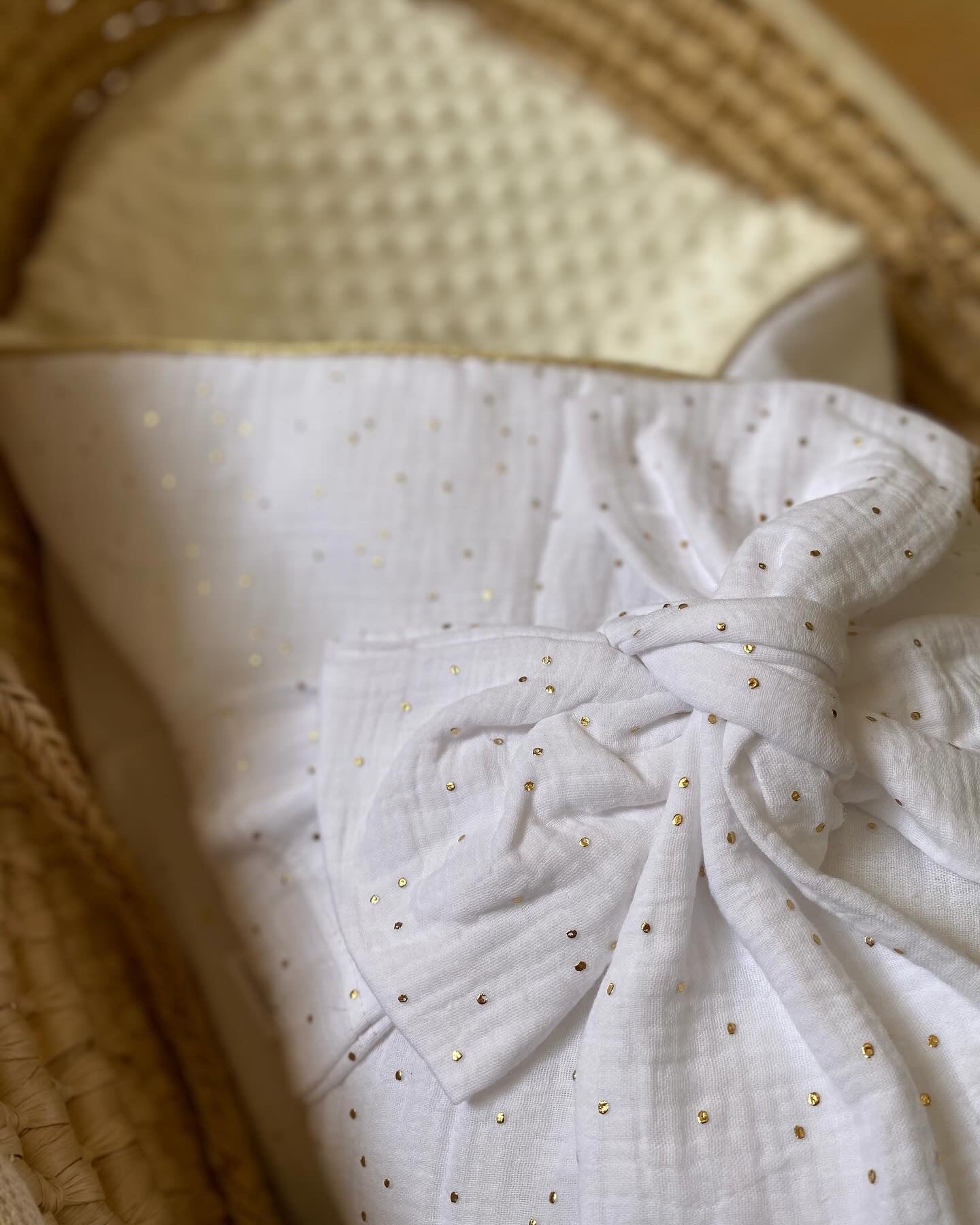 Nid d'ange blanc or - 1ere couverture de naissance