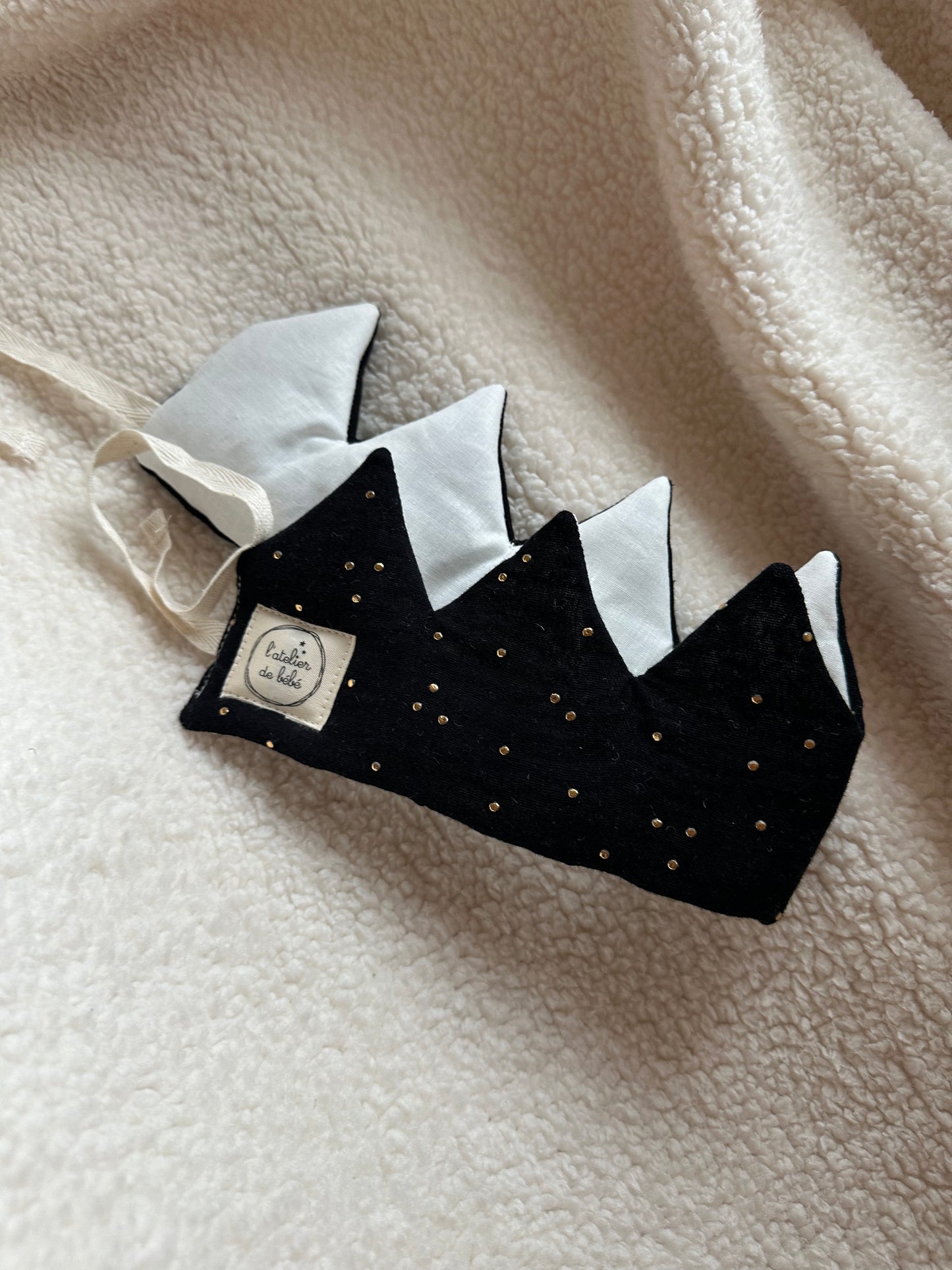 Couronne en tissu ajustable