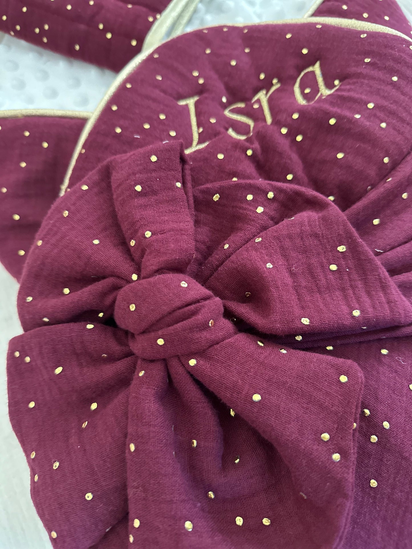 Trousseau naissance 5pieces -sac de maternité mini -les essentiels personnalisés