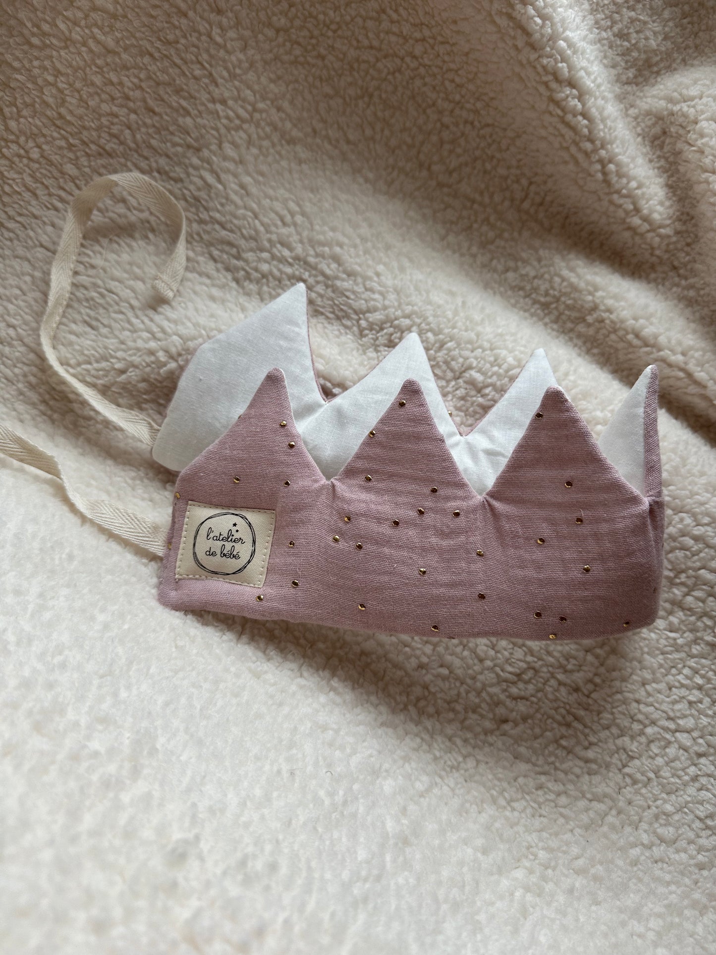 Couronne en tissu ajustable