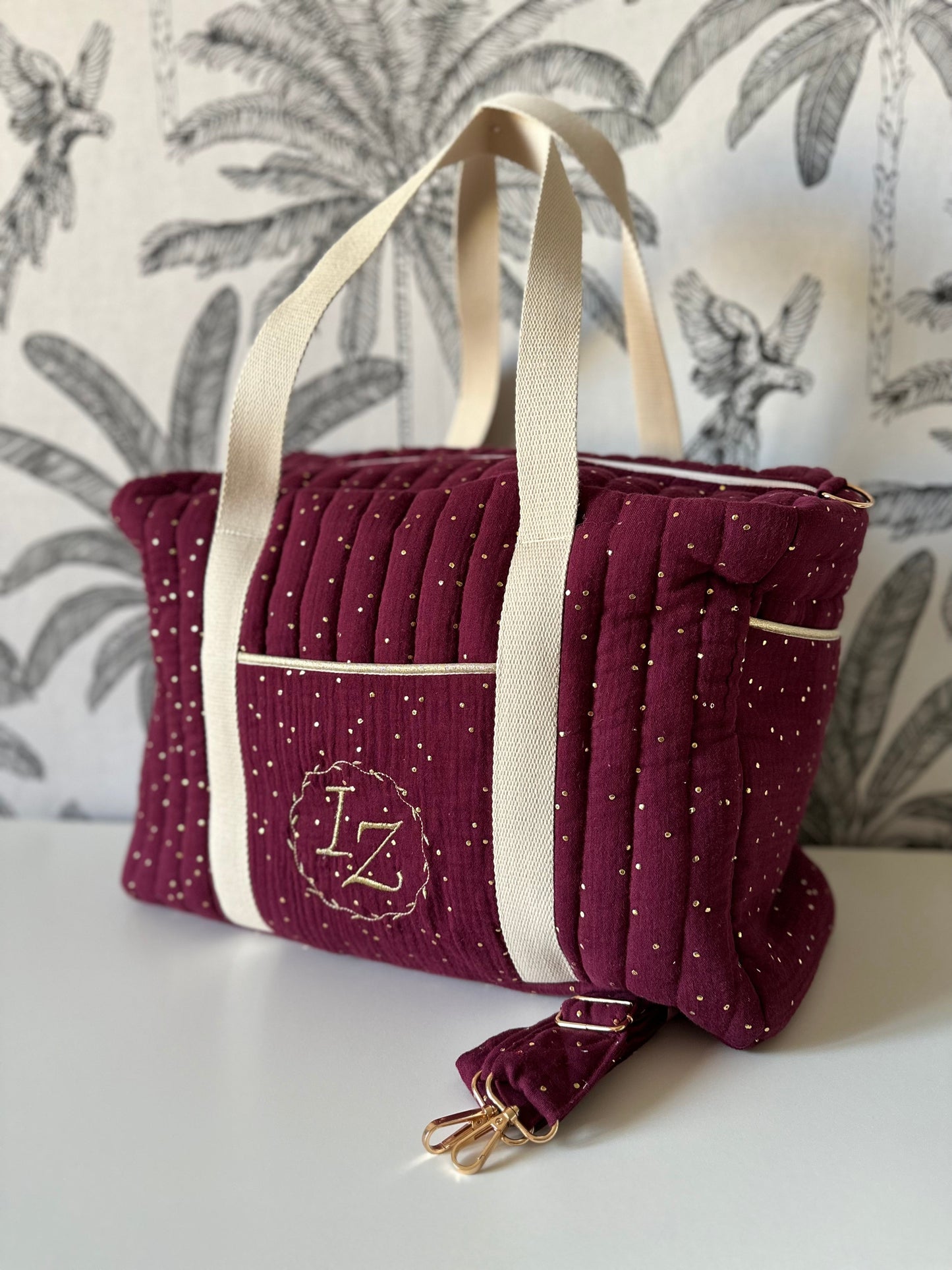 Trousseau naissance 5pieces -sac de maternité mini -les essentiels personnalisés
