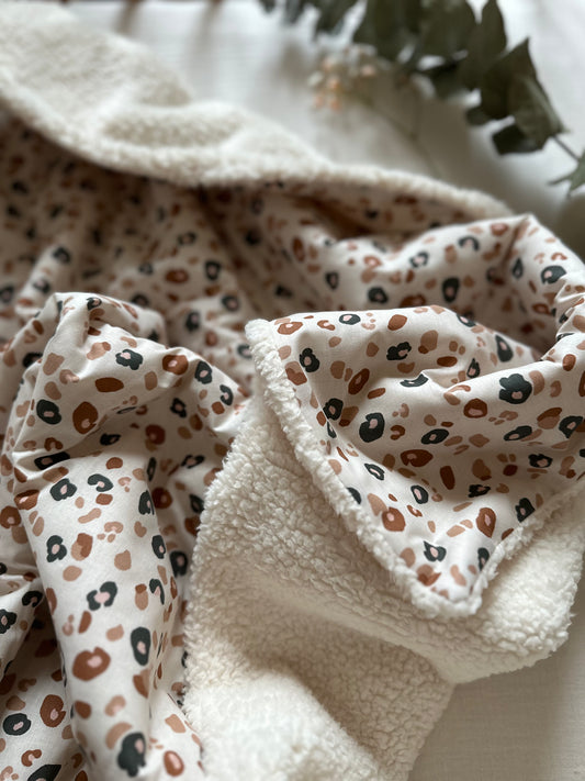 Couverture hiver leopard