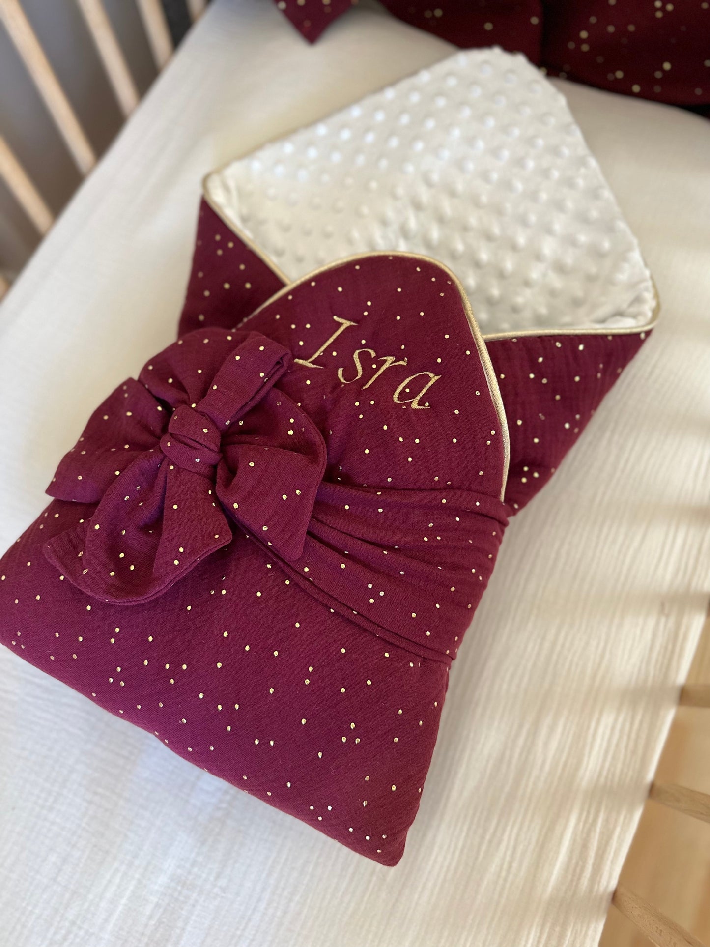 Trousseau naissance 5pieces -sac de maternité mini -les essentiels personnalisés