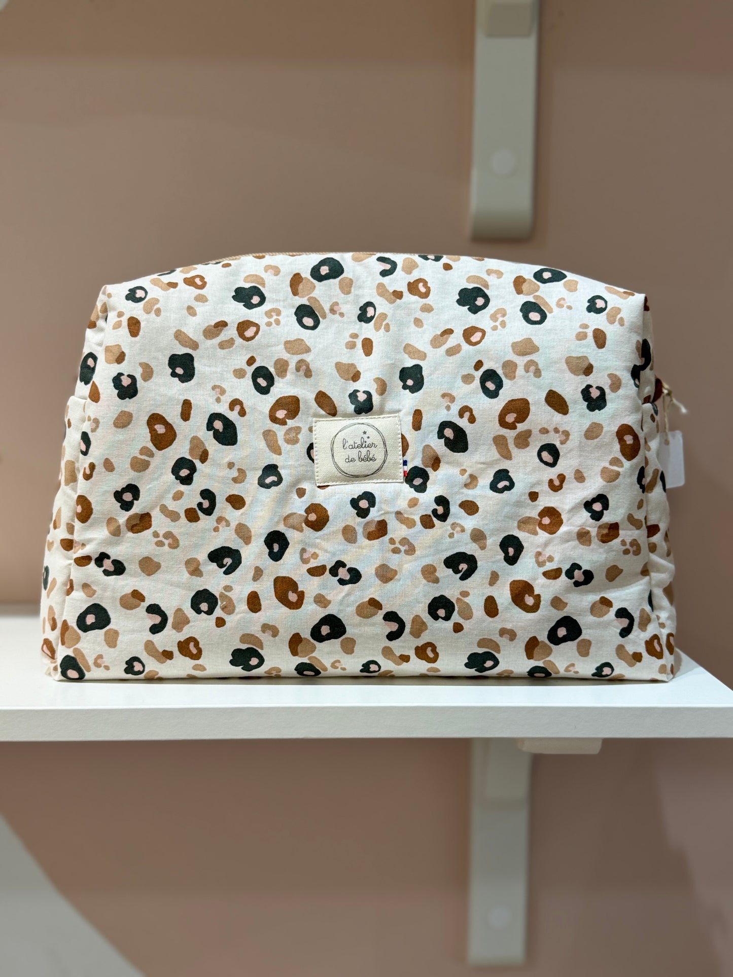 Trousse de toilette xl léopard