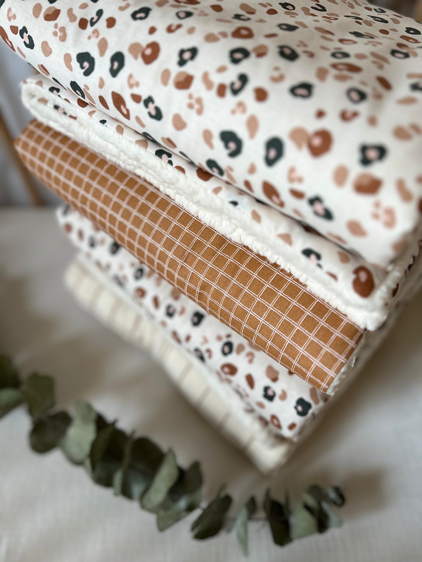 Couverture hiver leopard