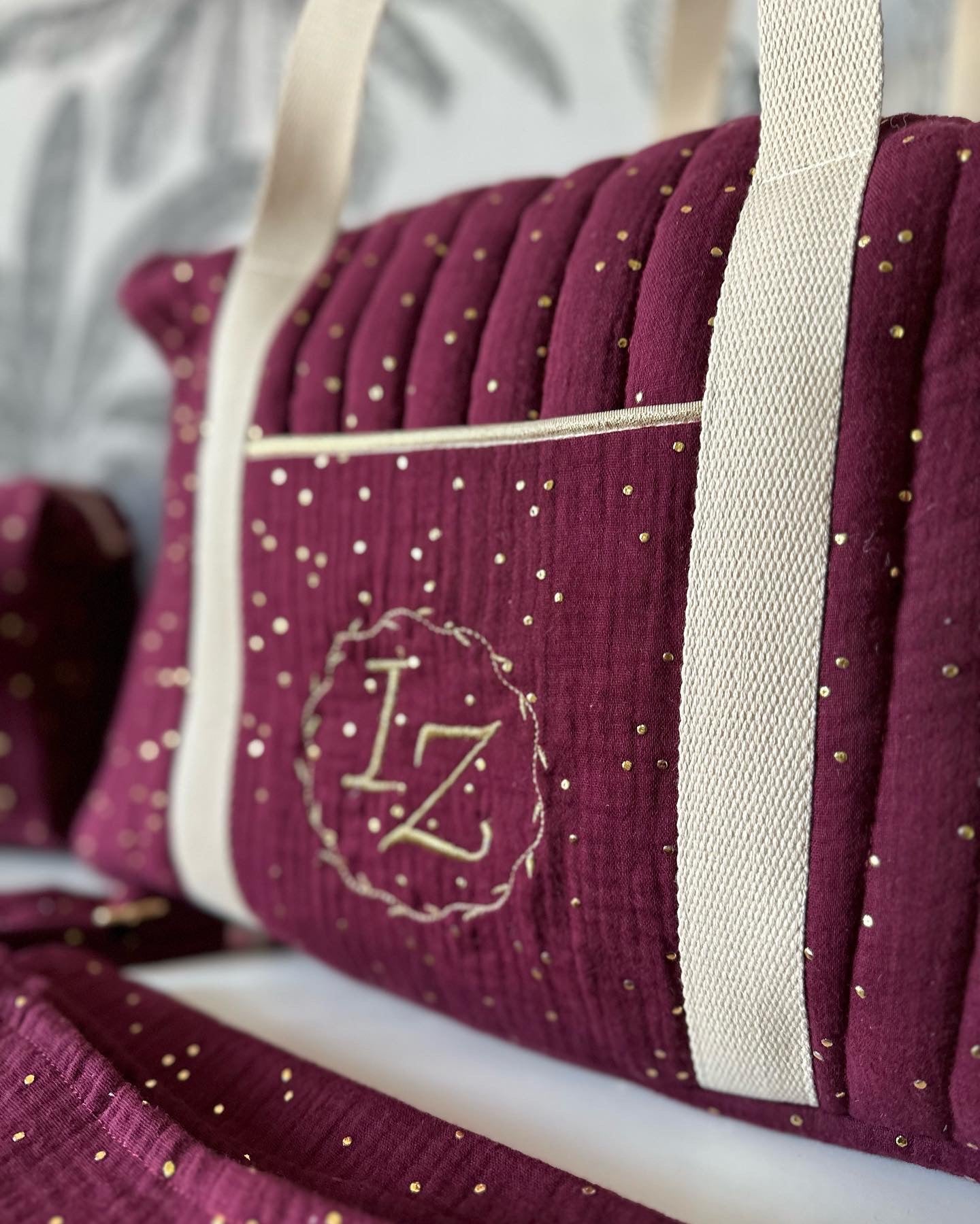 Trousseau naissance 5pieces -sac de maternité mini -les essentiels personnalisés