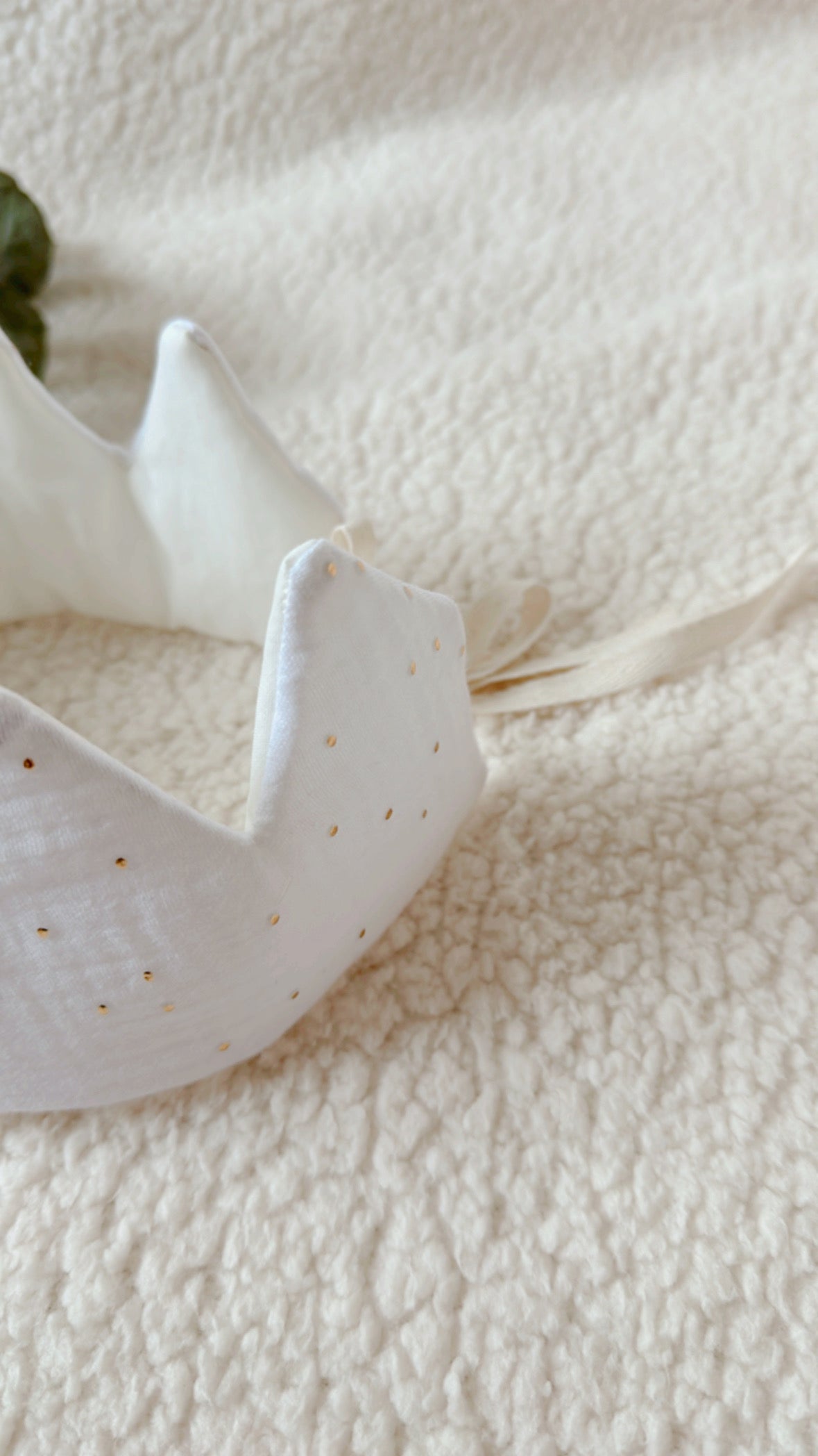 Couronne en tissu ajustable