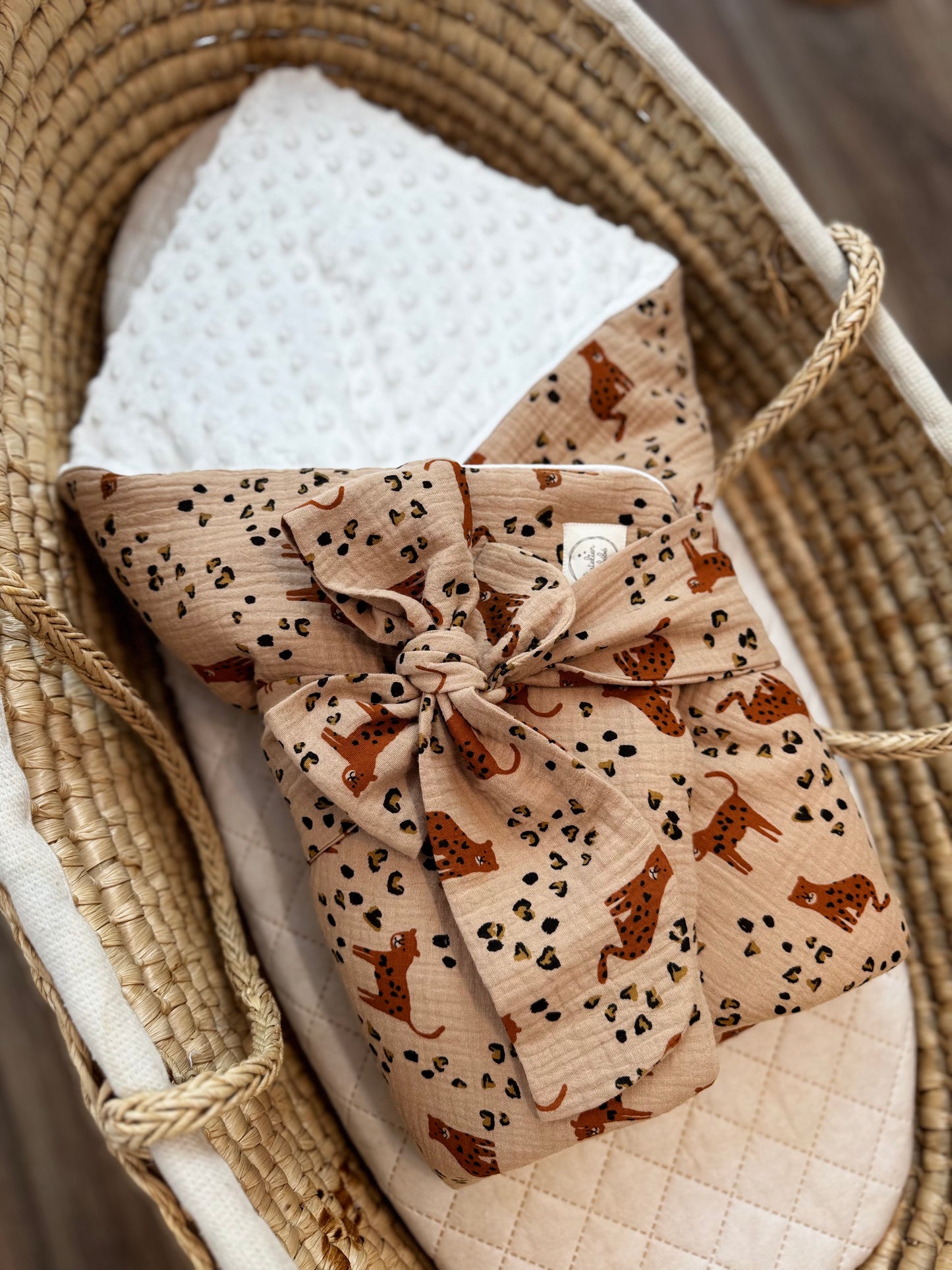 Nid d'ange bébé d'emmaillotage - Garou Beige | Made in France (Copie)