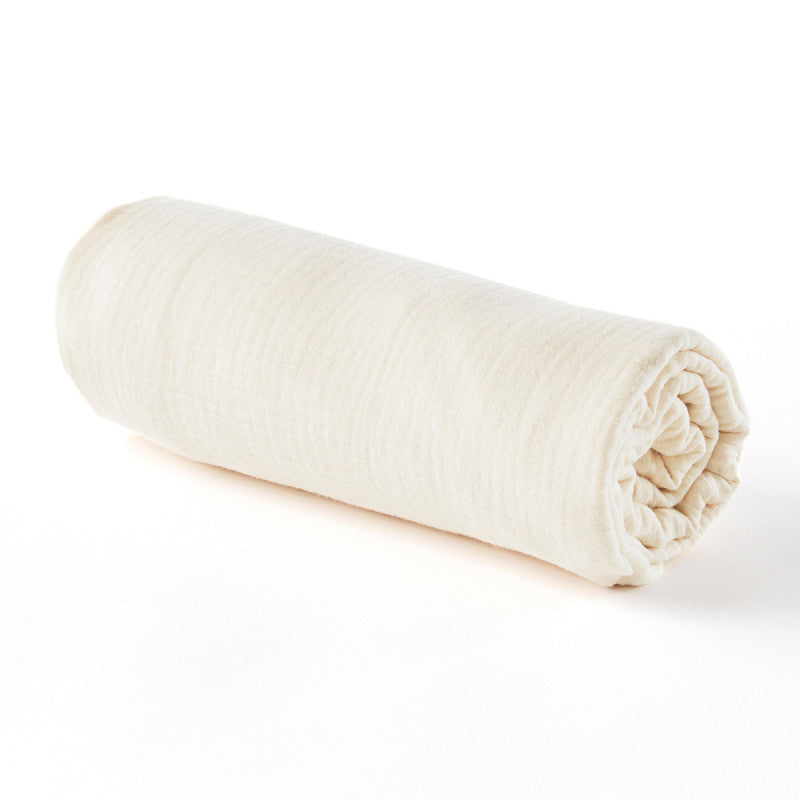 Drap housse écru