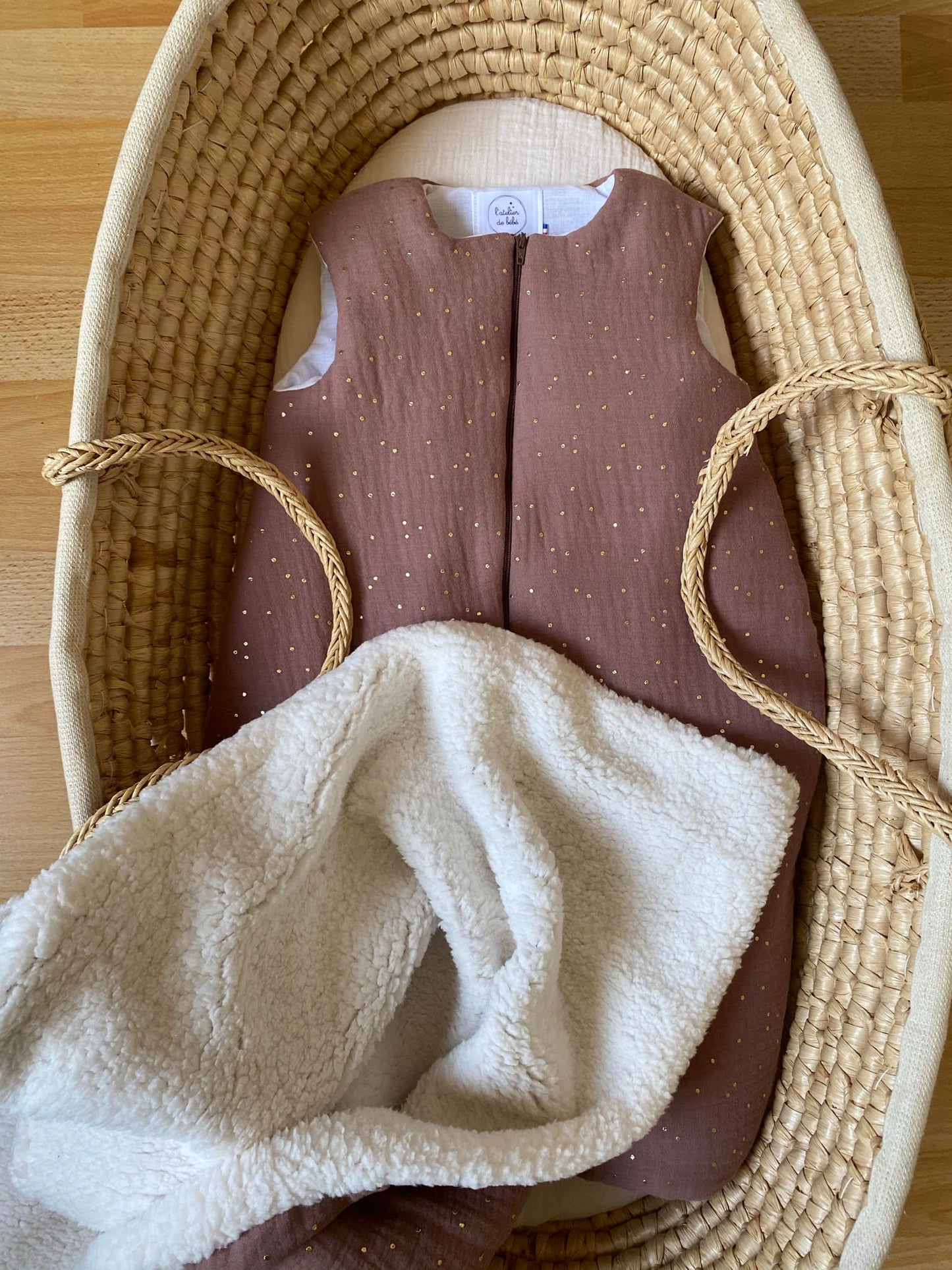 Gigoteuse en gaze de coton