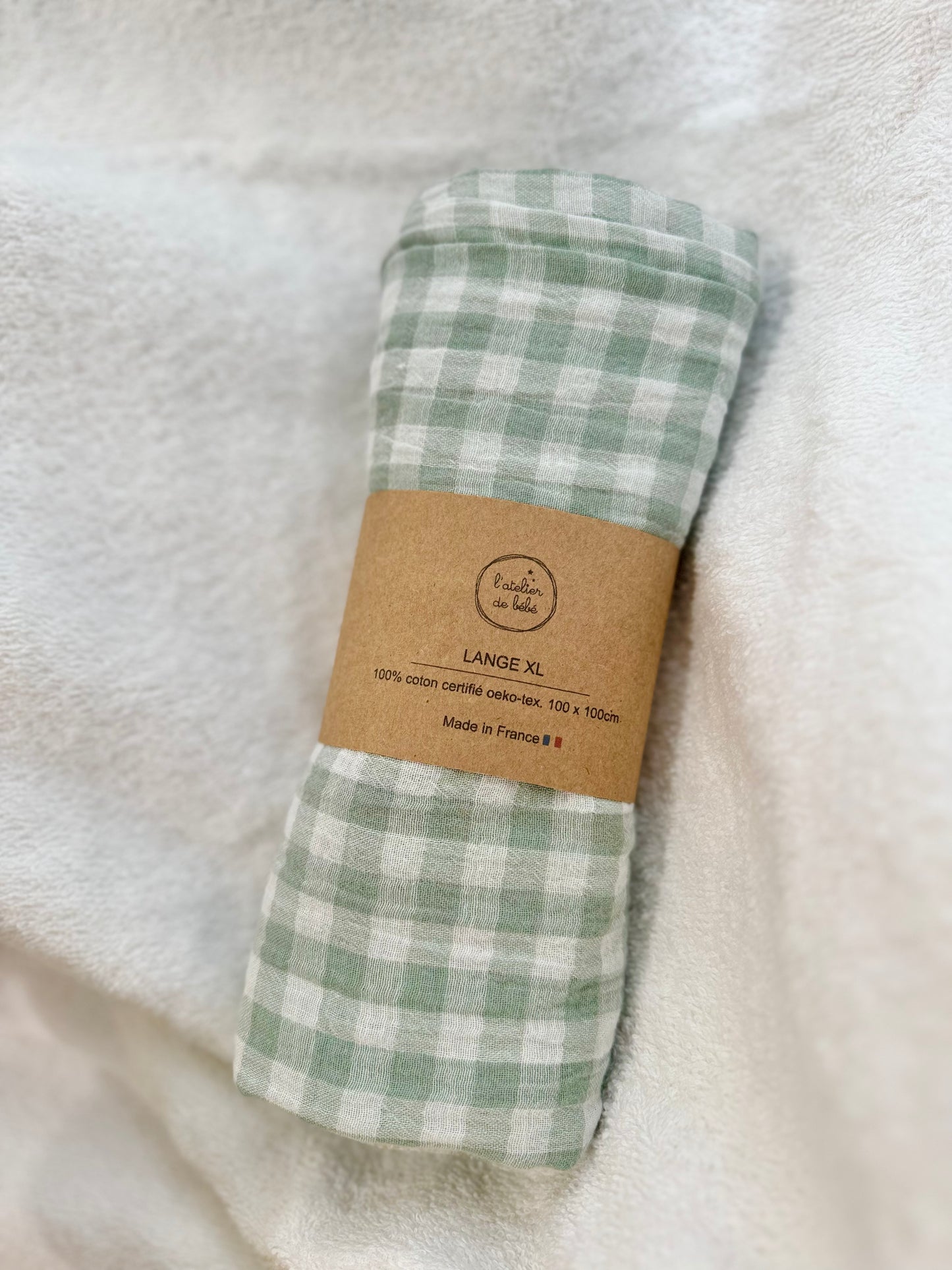 Lange XL vichy vert