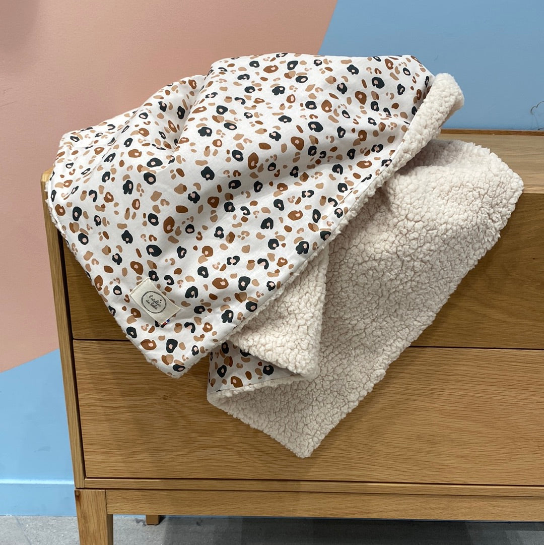 Couverture hiver leopard