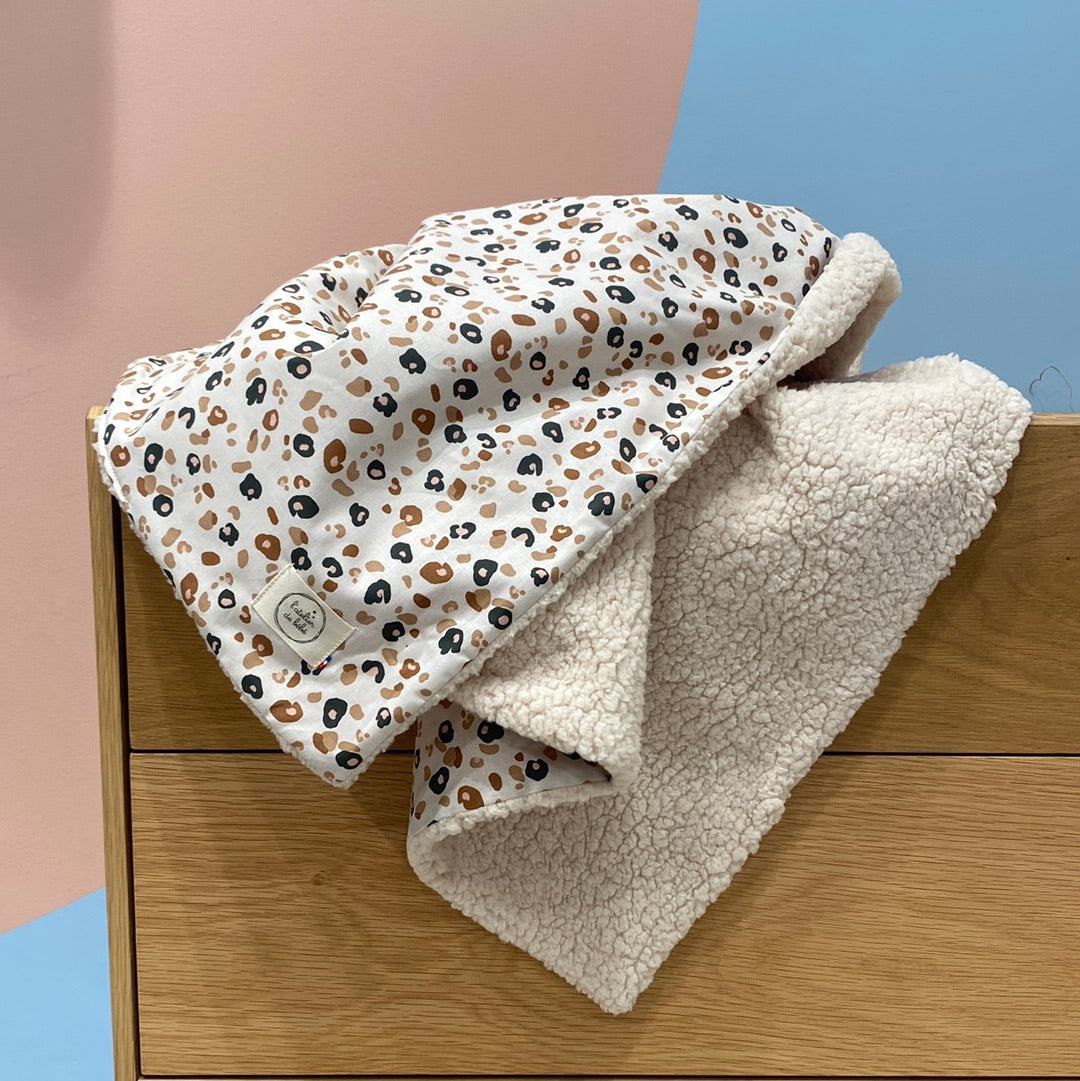 Couverture hiver leopard