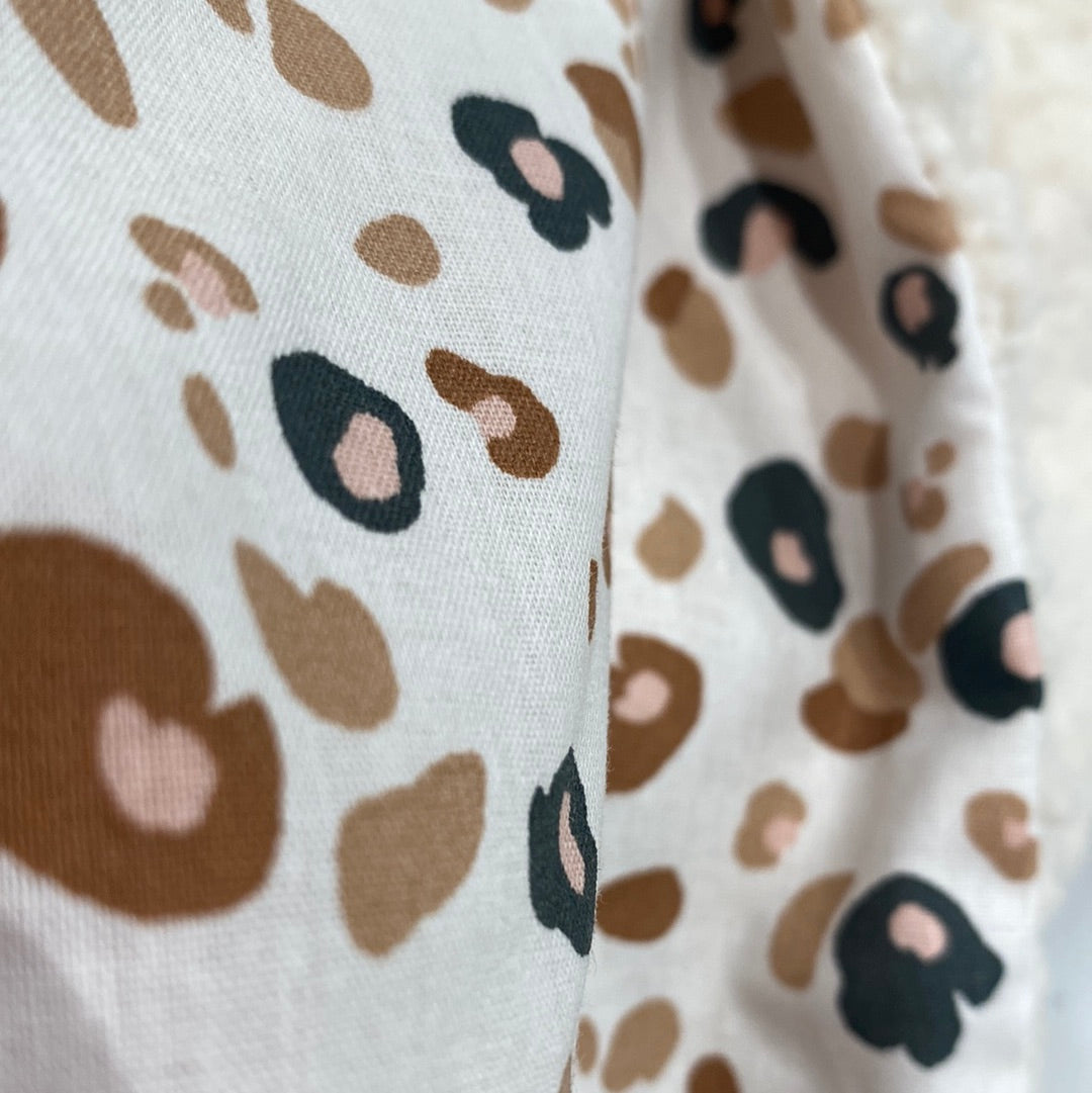 Couverture hiver leopard
