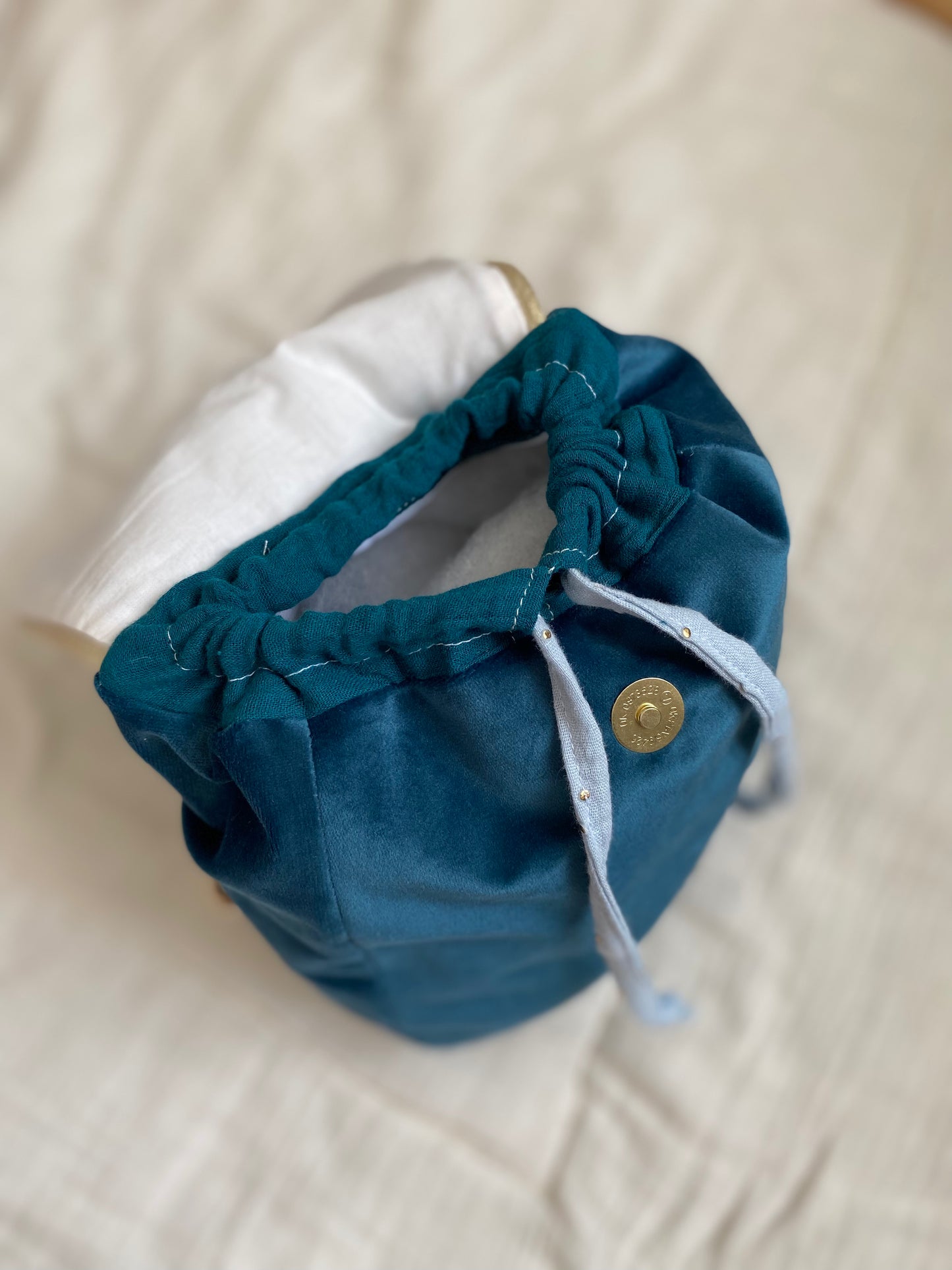 Sac a dos bébé bleu