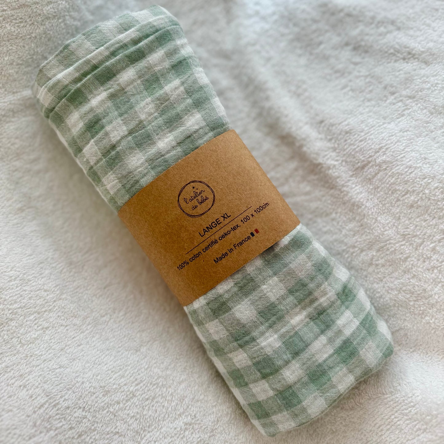 Lange XL vichy vert