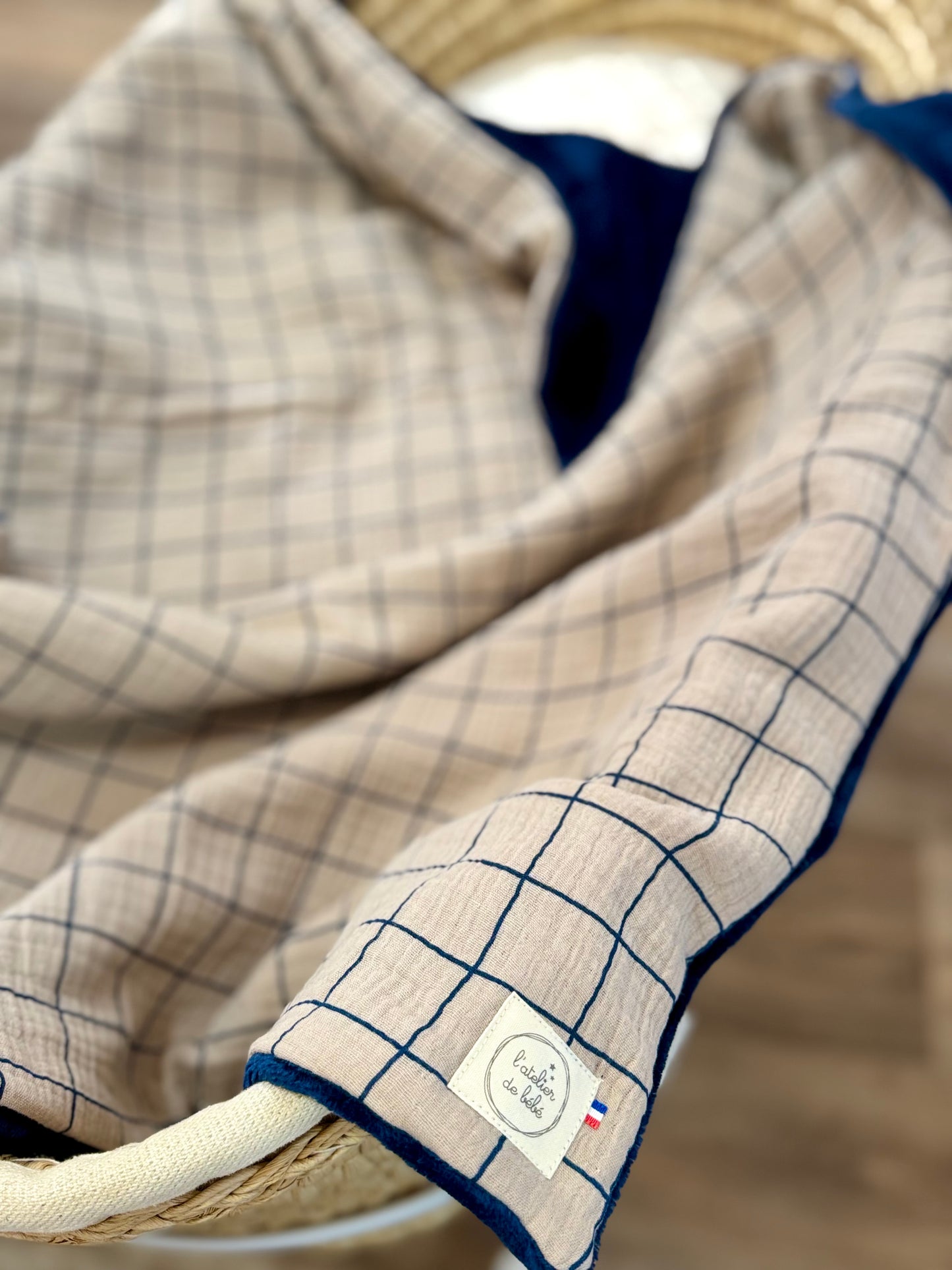 Couverture carreaux minimalist