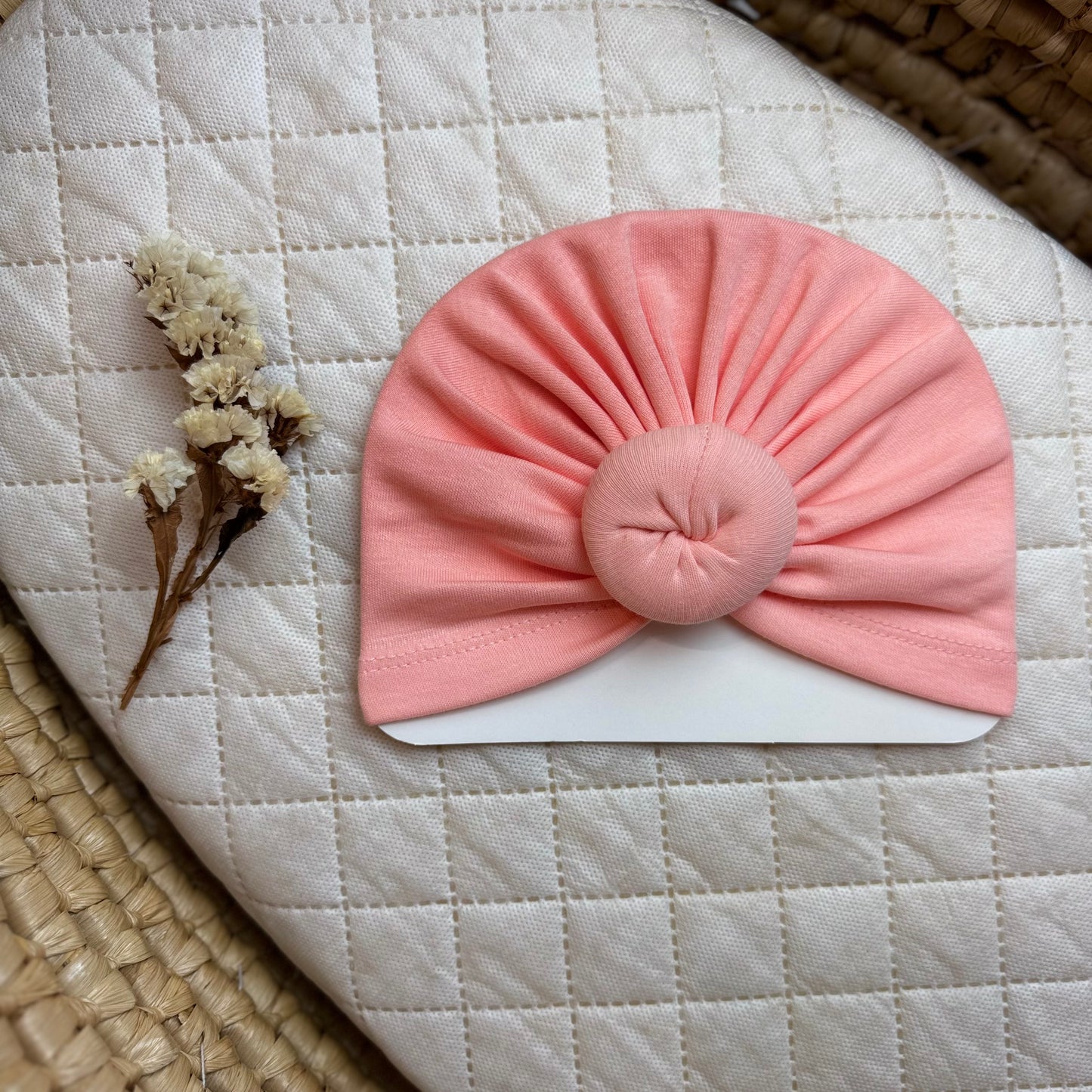 Bonnet bébé donuts coton 0-15mois