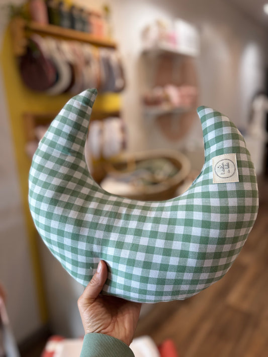 Lune câle bébé et éveil  vichy vert