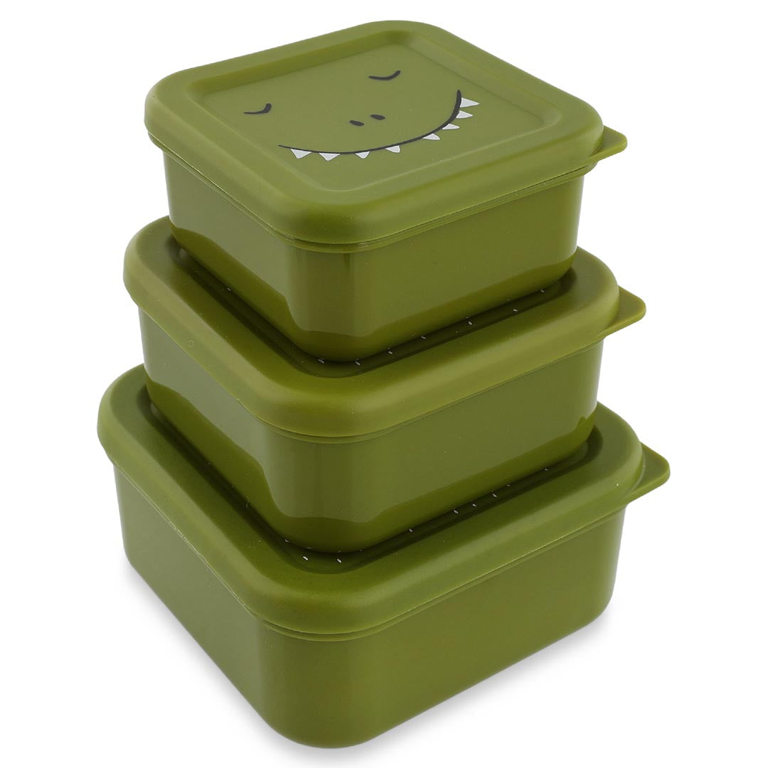 Boîtes à goûter - 3 pièces - Mr. Dino -Trixie