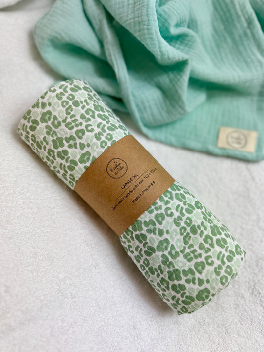 Lange XL Léopard vert