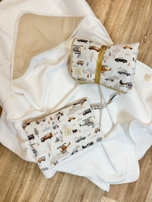 Ensemble 3 pièces -collection voyage