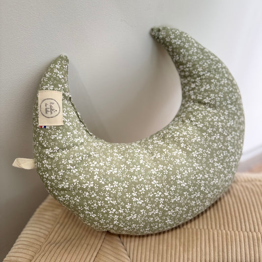 Coussin Lune câle bébé Tilleul