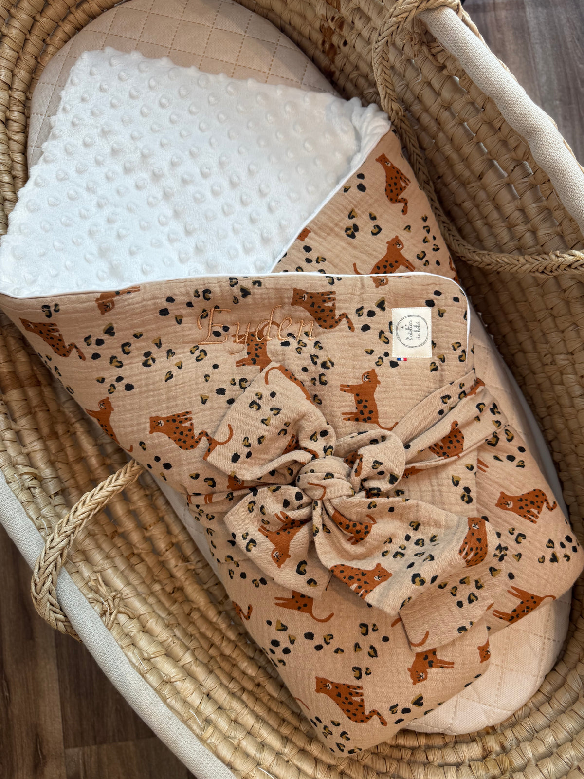 Nid d'ange bébé d'emmaillotage - Garou Beige | Made in France (Copie)