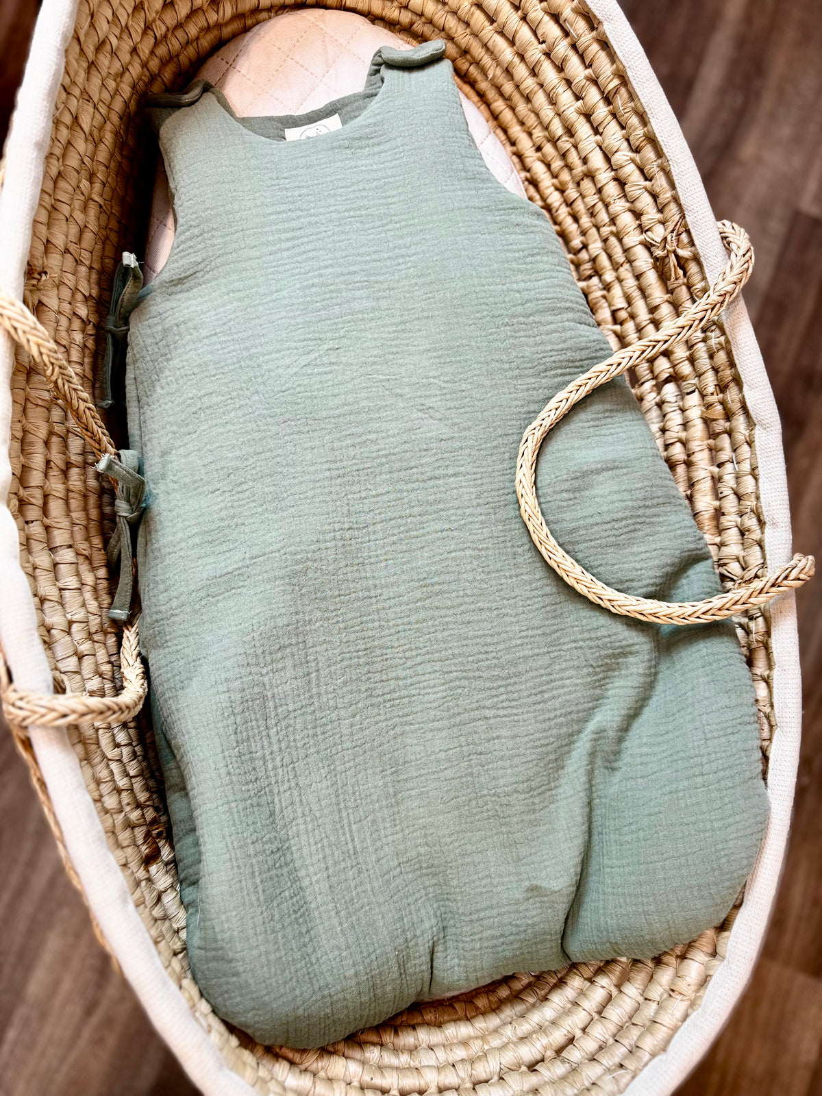 Gigoteuse Bébé en Gaze de Coton – Fait Main | L’Atelier de Bébé