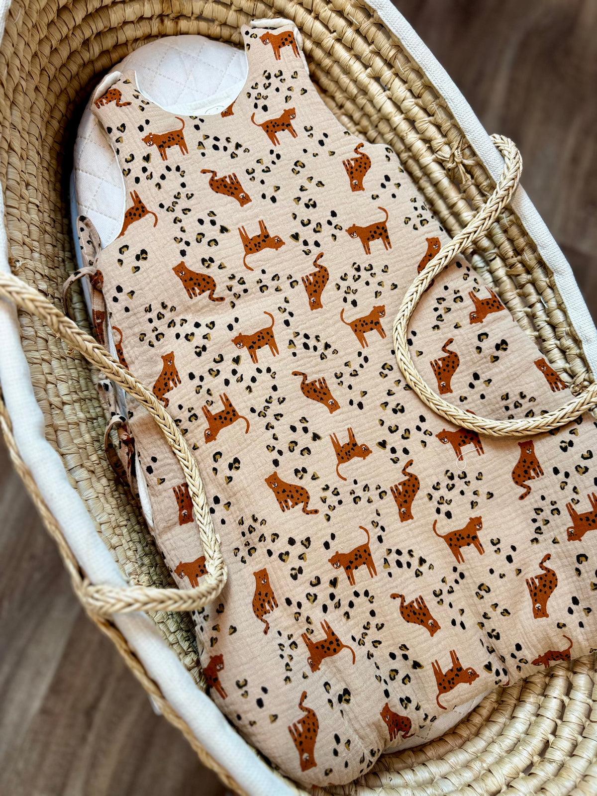Gigoteuse Bébé en Gaze de Coton – Fait Main | L’Atelier de Bébé