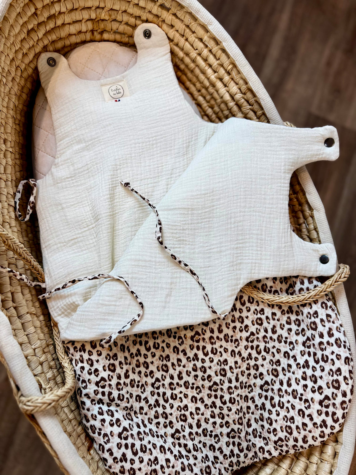 Gigoteuse Bébé en Gaze de Coton – Fait Main | L’Atelier de Bébé